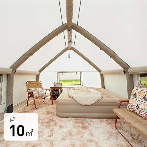 Carpa Inflable para Camping 3-4 Personas Resistente Agua y Viento miniatura 6