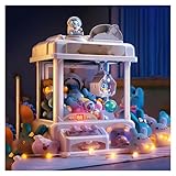 hazara vending grabber machine, mini arcade machine con 25 bambole,20 gashapon doll claw machine candy grabber regalo per bambino dagli 8 anni