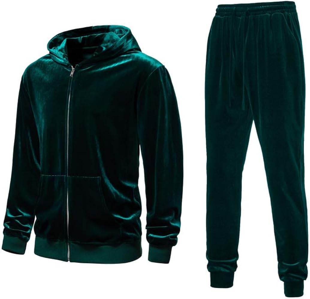 NASTOYS Velor Track Jacket・pants 【Ｍ】 Men Classic Full Zip Track Jacket and Jogging Track Pant Active