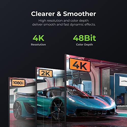 HDMI Cable 4K (100 Feet) GearIT - High Speed HDMI In-Wall CL3 Rated with Signal Booster - 4K, 1080P, 3D, ARC, Ethernet, Video - Supports Xbox PS3 PS4 PS5 TV Monitor HDTV- 100ft by GEARit - Used condition - Image 3