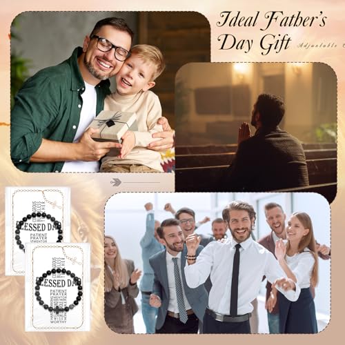 Pulsera ajustable religiosa para papá Tondiamo miniatura 6