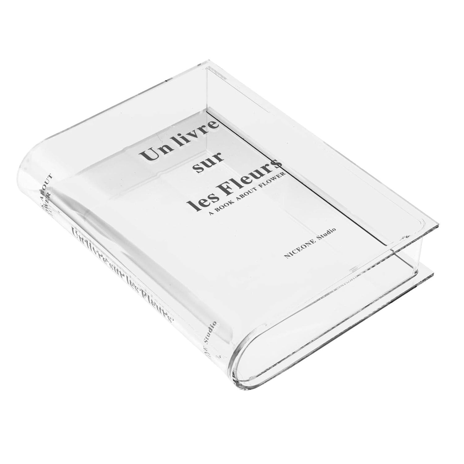 Store2508 Modern Minimalist Book Vase Acrylic Table Vase for Dining Room Home Decor Clear | Home & Garden | Home Decor | Vases | Vases | Vases (B0D34ZXL8T) Amazon Price History, Amazon Price Tracker