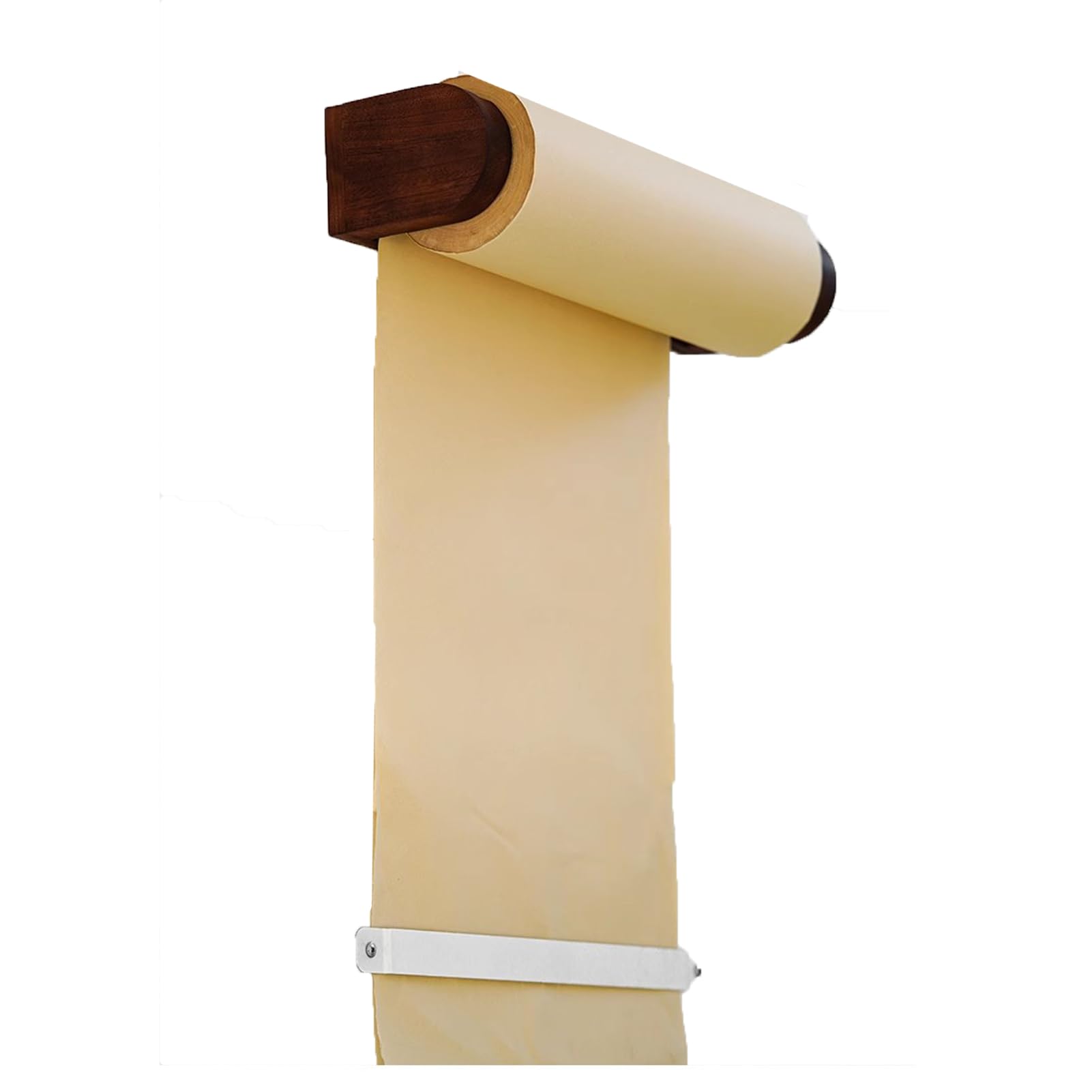 GTHTUHFD Wall Mounted Kraft Paper Roll Holder, Wall Mount To Do List Holder Hanging Butcher Paper Holder Office Studio Note Paper Dispenser, For Doodle Painting/Art Projects/