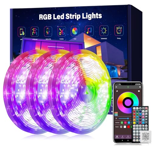 Led Lights for Bedroom 300ft Music Sync Color Changing Led