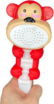 Bluefox Baby Shower Head with Cute Animal Figure – Mothers' Helper Educational Bath Toy, Easy Installation, Hand-Eye Coordination Developer, Colorful and Fun for Kids