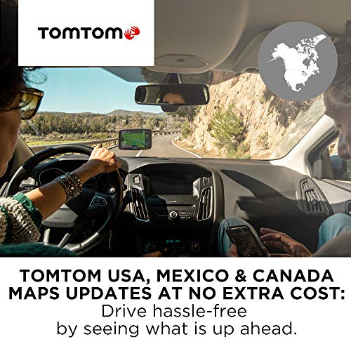 TomTom Go Comfort 5-Inch GPS Navigation Device with Updates via Wi-Fi, Real Time Traffic, Free Maps of North America, Smart Routing, Destination Prediction and Road Trips - Thumbnail 5