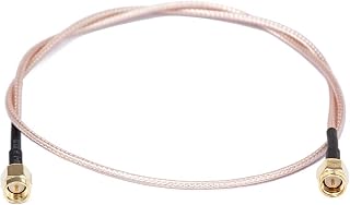 SMA Male to SMA Male, RFAdapter 1.6ft 0.5m SMA Cable RG316 RF Coaxial Coax Antenna Extender Cable Adapter Jumper