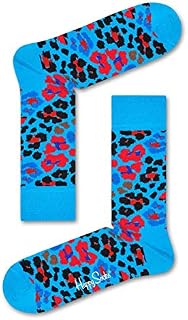 Happy Socks, Colorful Premium Cotton Print Themed Socks for Men and Women, Leopard