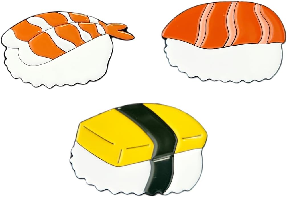 Food & Drink Golf Ball Markers with Hat Clip – Funny Magnetic Golf Accessories & Unique Gifts for Golf Lovers