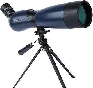 Monocular Telescope 25-75X70 Outdoor Telescope, with for Stargazing, Birdwatching, Dust-Proof, Waterproof HD Monocular Blue