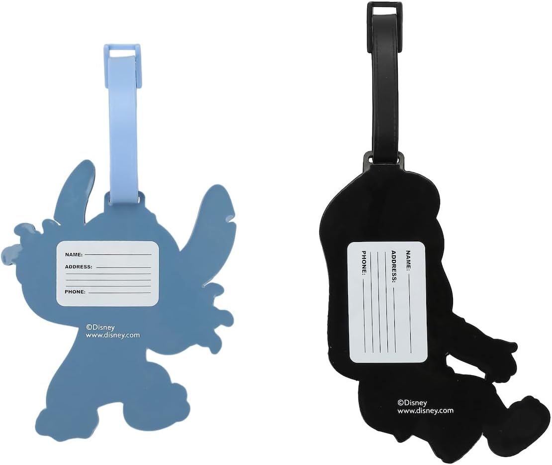 Lilo & Stitch Molded Rubber Youth 2pc Set Luggage Tag