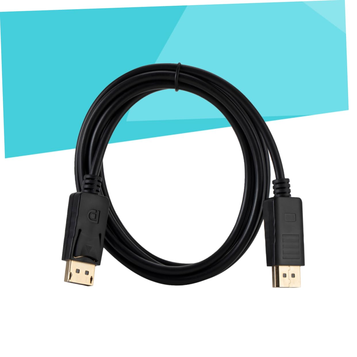 Veemoon 1.8m Displayport to Displayport Cable Male to Male Nickel-Plated for High-Definition Video and Audio Transfer Compatible and Laptop Black