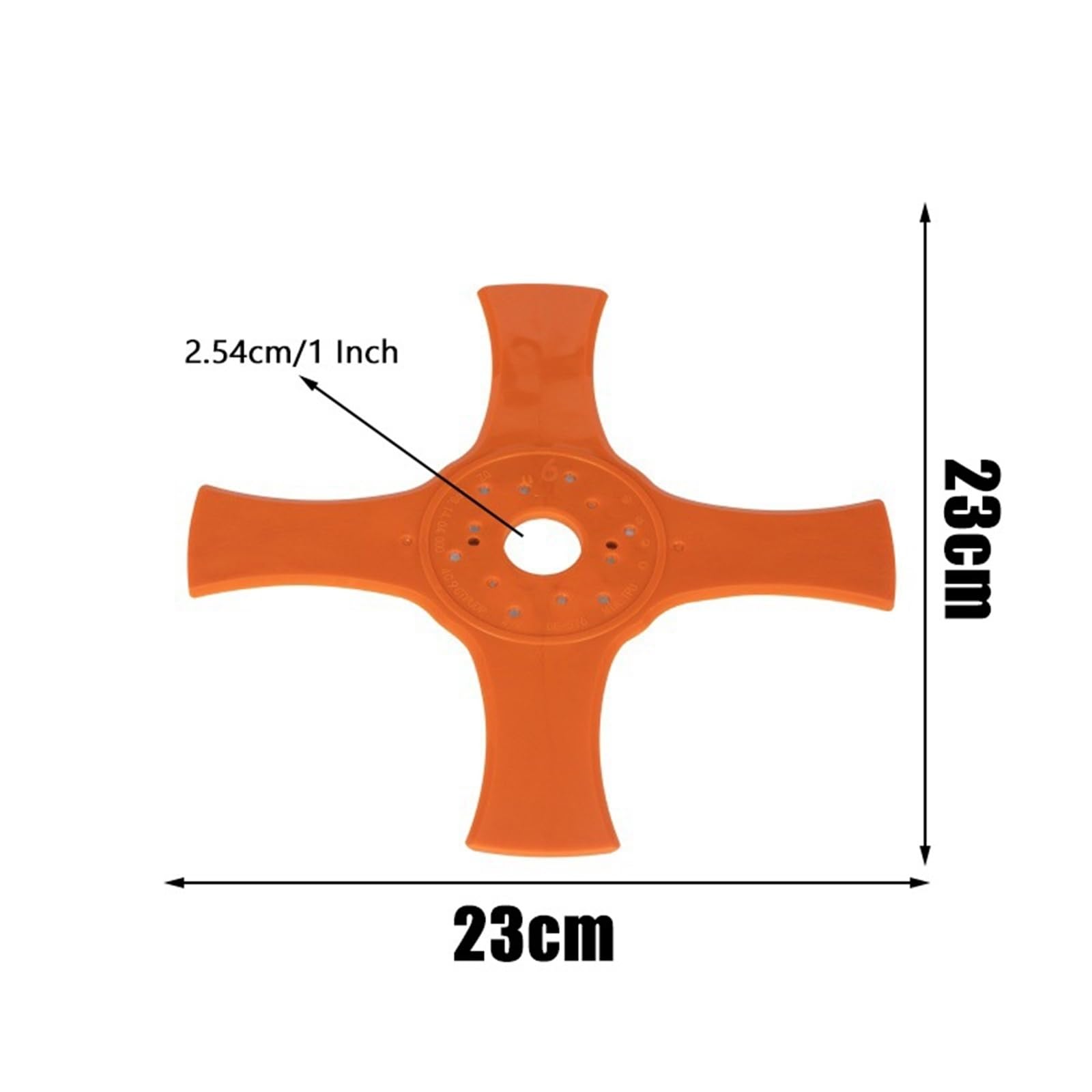2/5 Uds 2-4 Dientes Cortador de césped de Nailon Cuchilla de Repuesto Piezas de desbrozadora for Recortar-mer Accesorios de Herramientas de jardinería Herramientas de jardín(C-5pcs)