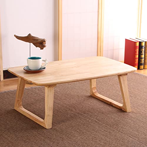 Table basse en bois massif 80cm stable et facile à installer - 3