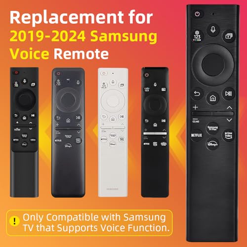 Nettech For Samsung Tv Remote Replacement For 2019-2024 Samsung Smart Tv That Supports Voice Function. No Solarcell. For Samsung Remote Control For Smart Tv. 2-Year Full Warranty. thumb #1