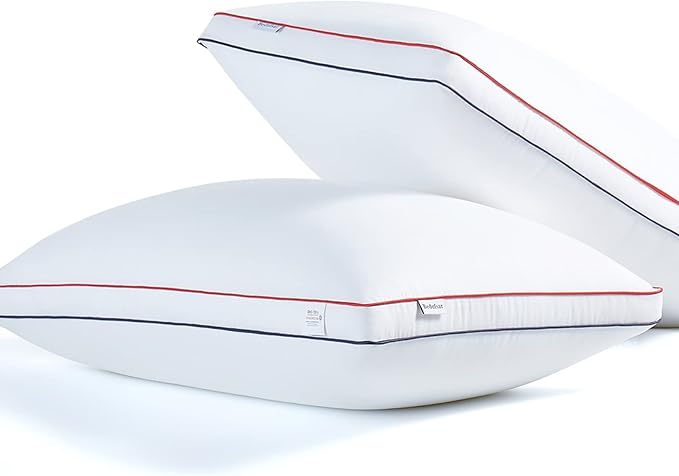 Set 2 Almohadas Estándar Relleno Alternativo a Pluma Firme miniatura 6