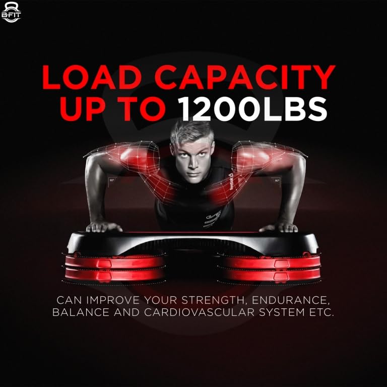 Image of B Fit Premium Quality Aerobic Steppers (106X36X20 CM)