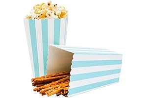 Eye-Catching Blue Popcorn Boxes for Celebrations