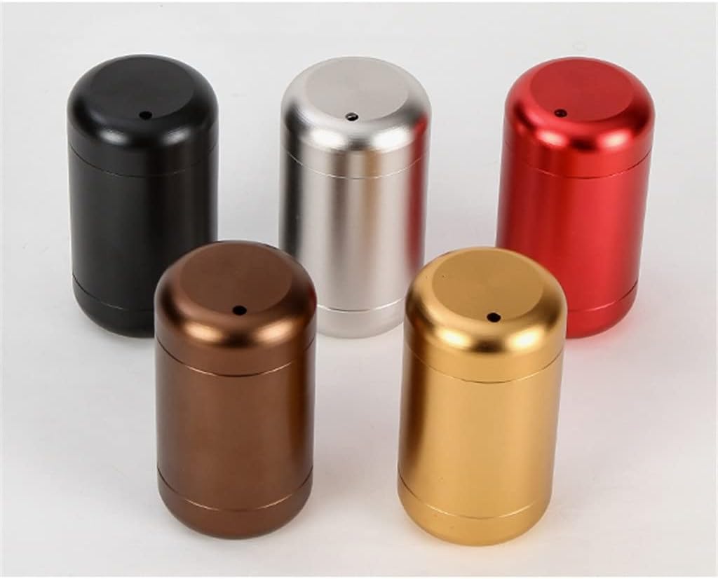 Toothpick Box, Toothpick Holder,Toothpick Dispenser,Toothpick Box Aluminum Alloy Toothpick Holder Household Toothpick(Brown)