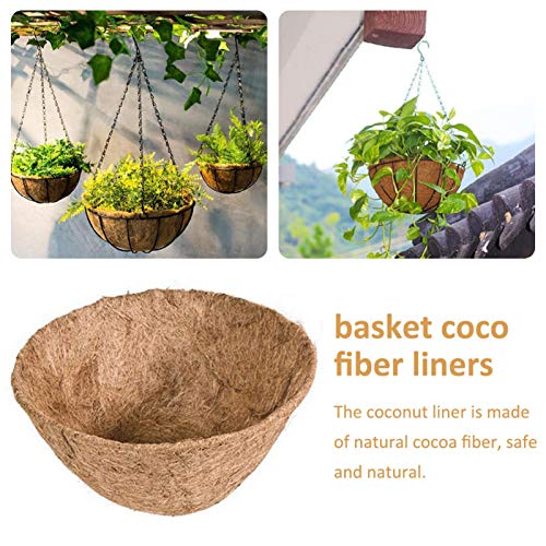 Doans Deep Garden Coco Wandmand Planter, Coco Liner, Kokosvezel mand, Coco Liner trog muur Planter, Opknoping mand Liner… - Image 7