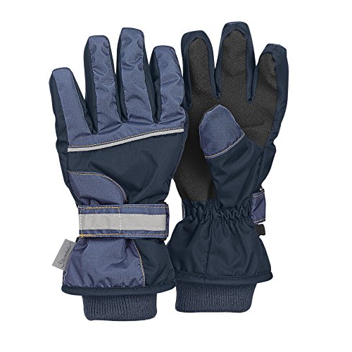 Preisvergleich Produktbild Sterntaler Jungen Fingerhandschuh Handschuhe, Blau, 6