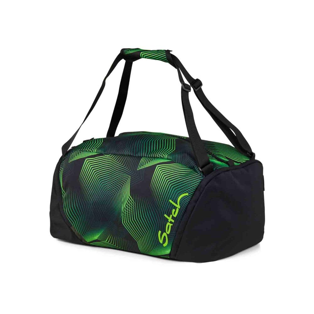 Satch Match Plus Schulrucksack Set 3tlg. inkl. Schlamperbox und Sporttasche (Seismic Green)