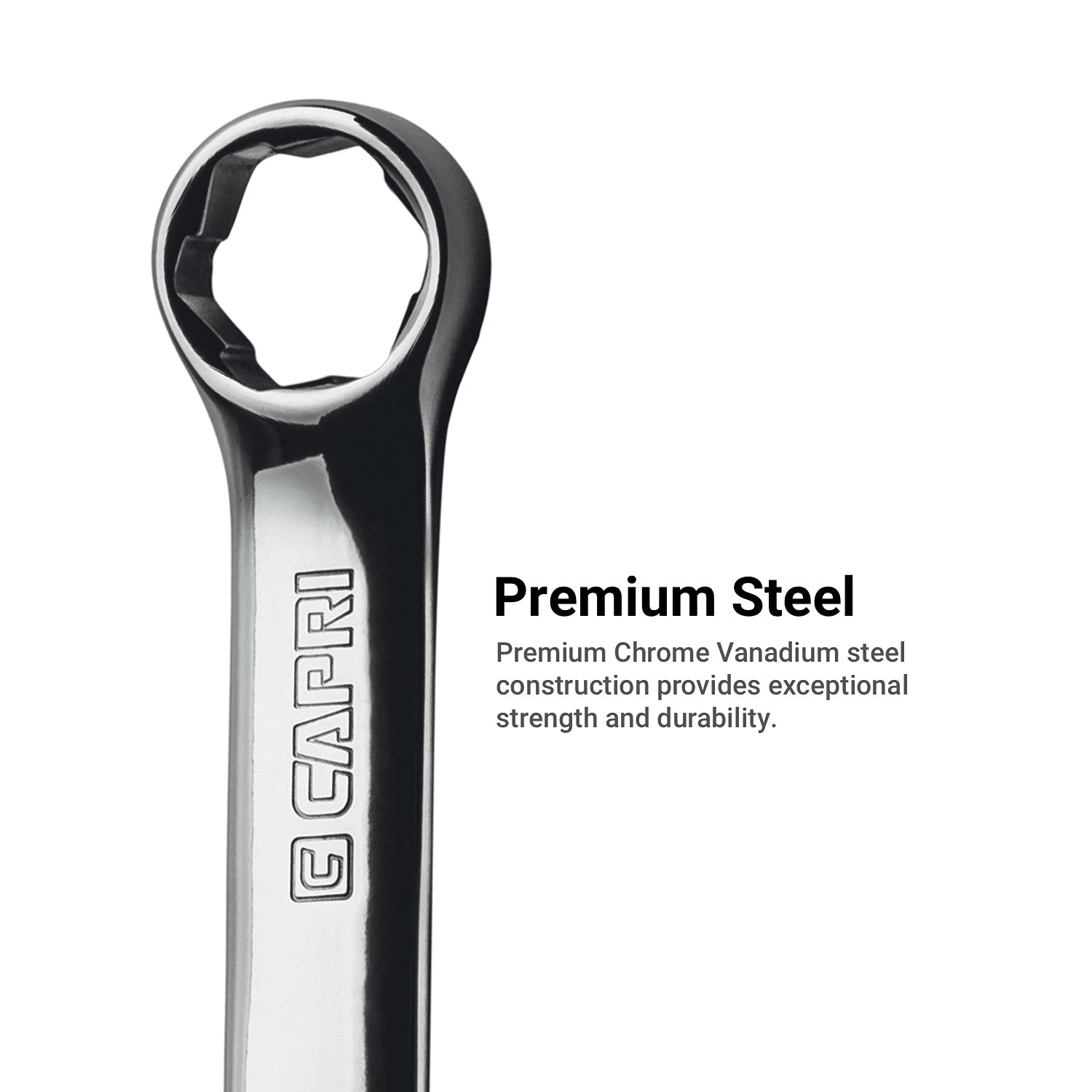 Capri Tools 13 mm WaveDrive Pro Stubby Combination Wrench