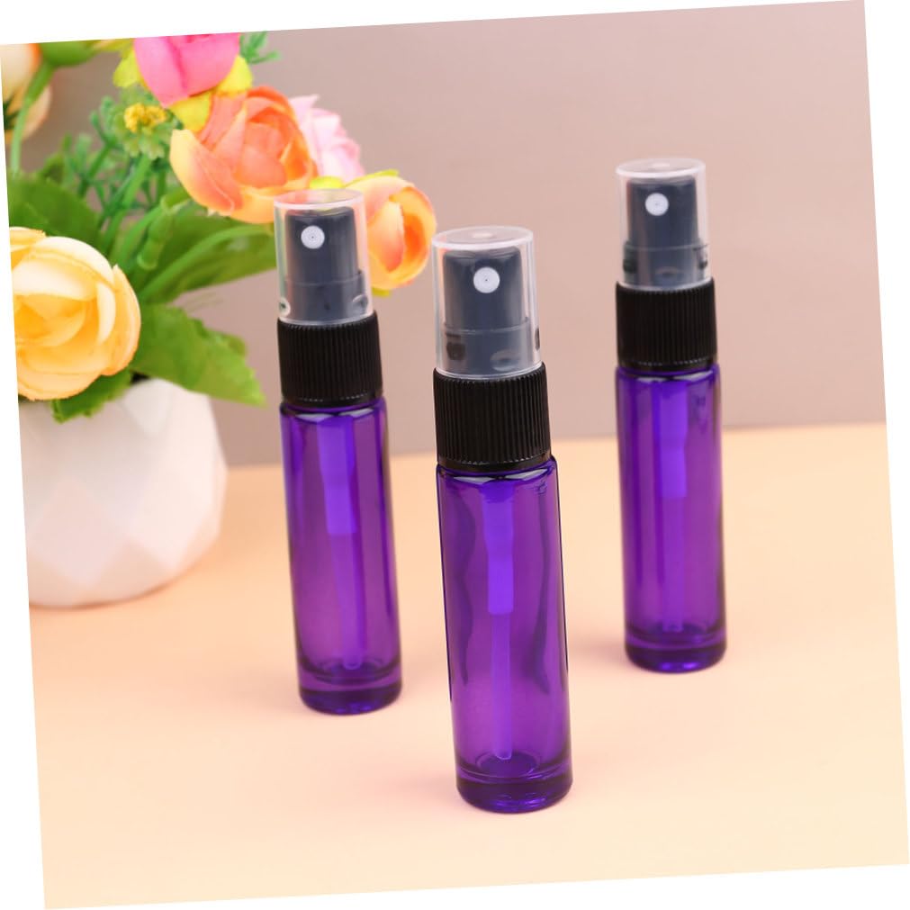 FRCOLOR Flacon Vaporisateur de Parfum Rechargeable 10ml en Verre, Portable, 20 Pièces pour Huiles Essentielles et Colognes, Voyage et Extérieur