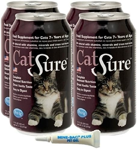 Pack Of 4 11oz Travel Gel Senior Cats Liquid Meal Replacement Amazon Co Uk Pet Supplies