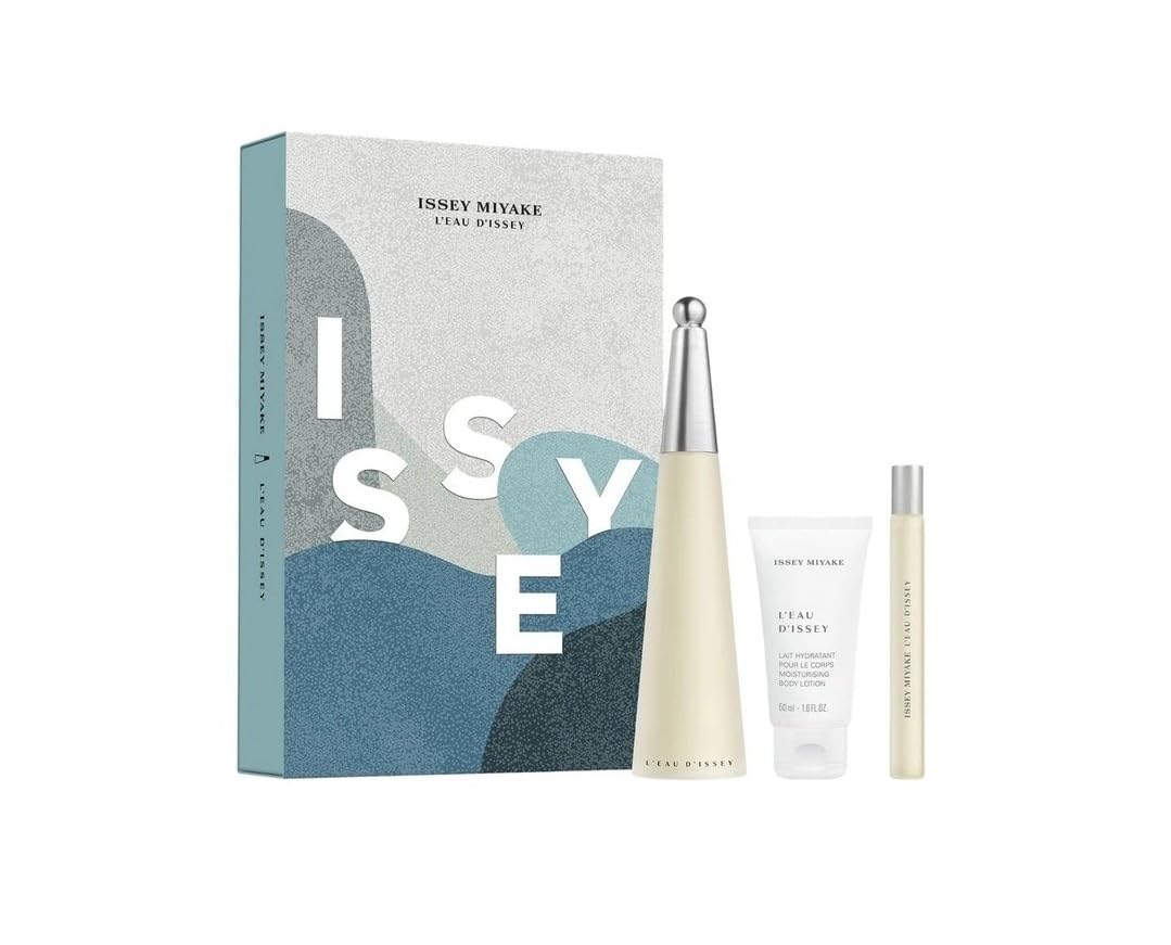 Issey Miyake Leau Dissey For Women 3 Pc Gift Set 3.3oz EDT Spray