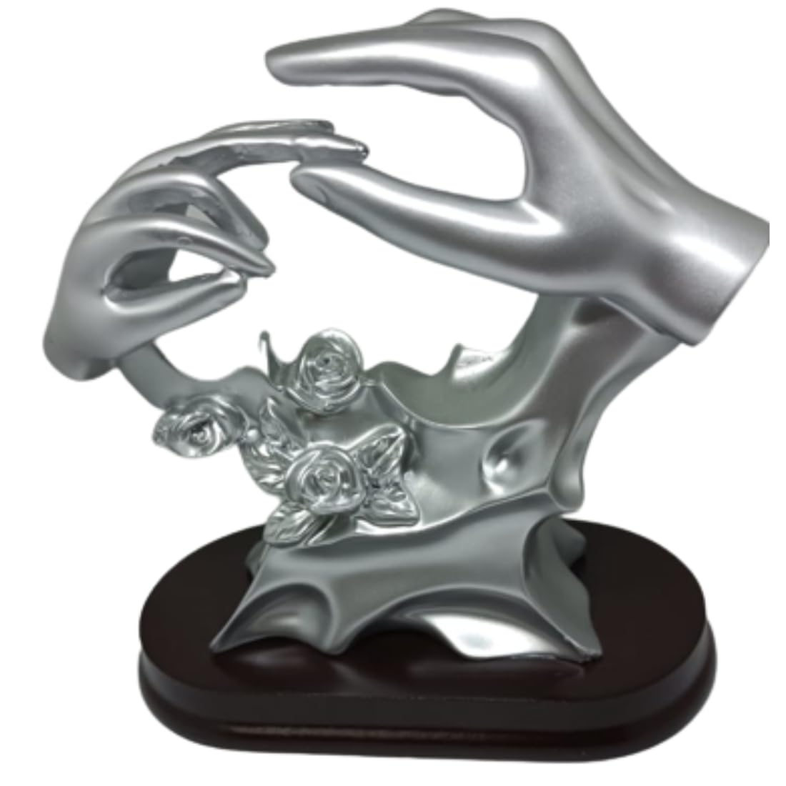 Romantic Love Couple Hand,Home Decor,Decorative Showpiece,Couple Ring Gift Show Piece,Couple Ring Gift Show Piece for Valentine,Engagement Ring Gift Showpiece,Handy Crafts Show Piece,Couple Miniature
