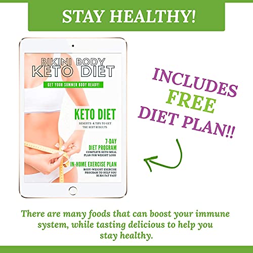 Immunity Boost Tea - Natural Vitamin C, Green Tea, And Echinacea Immune Support Herbal Blend (30 Tea Bags) #TOP5