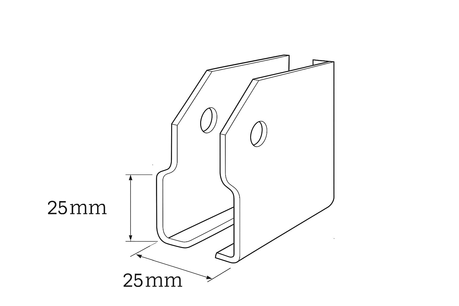 Raccord en L pour Tube Carré Métal – Connecteur de Structure – Support de Fixation avec Boulons – Compatible 25×25 mm – Lot de 4 – Assemblage Sans Soudure (25x25mm)