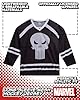 Marvel Men's Long Sleeve Mesh Hockey Jersey - Spider-Man, Punisher, and Mickey Graphic Hockey Jerseys for Men (Sizes: S-XL), Black Punisher, XL #2