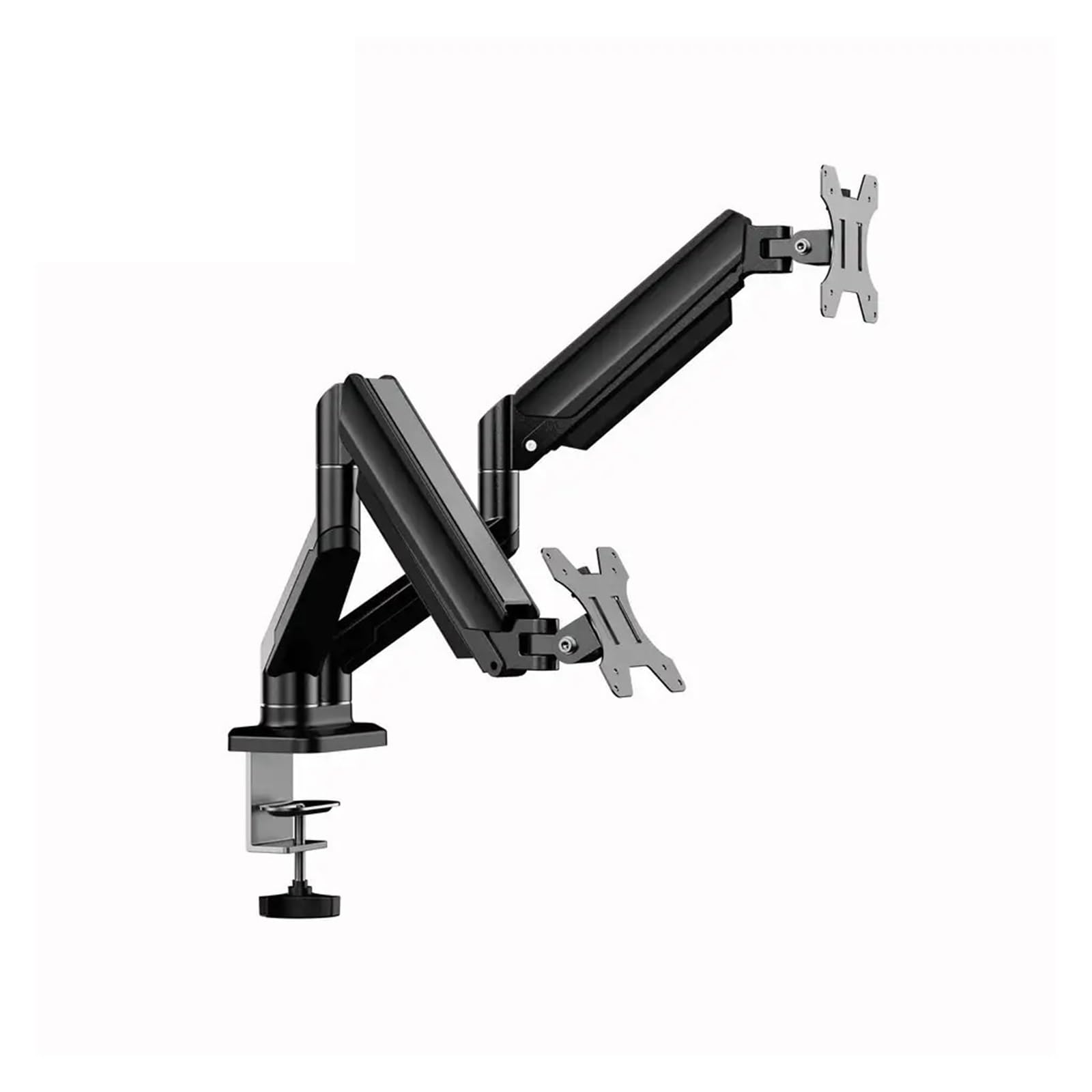 TKJfdTY Dual-Screen 32-Inch Pneumatic Arm Aluminum Alloy Computer Monitor Stand Arm Bearing Capacity 10Kg
