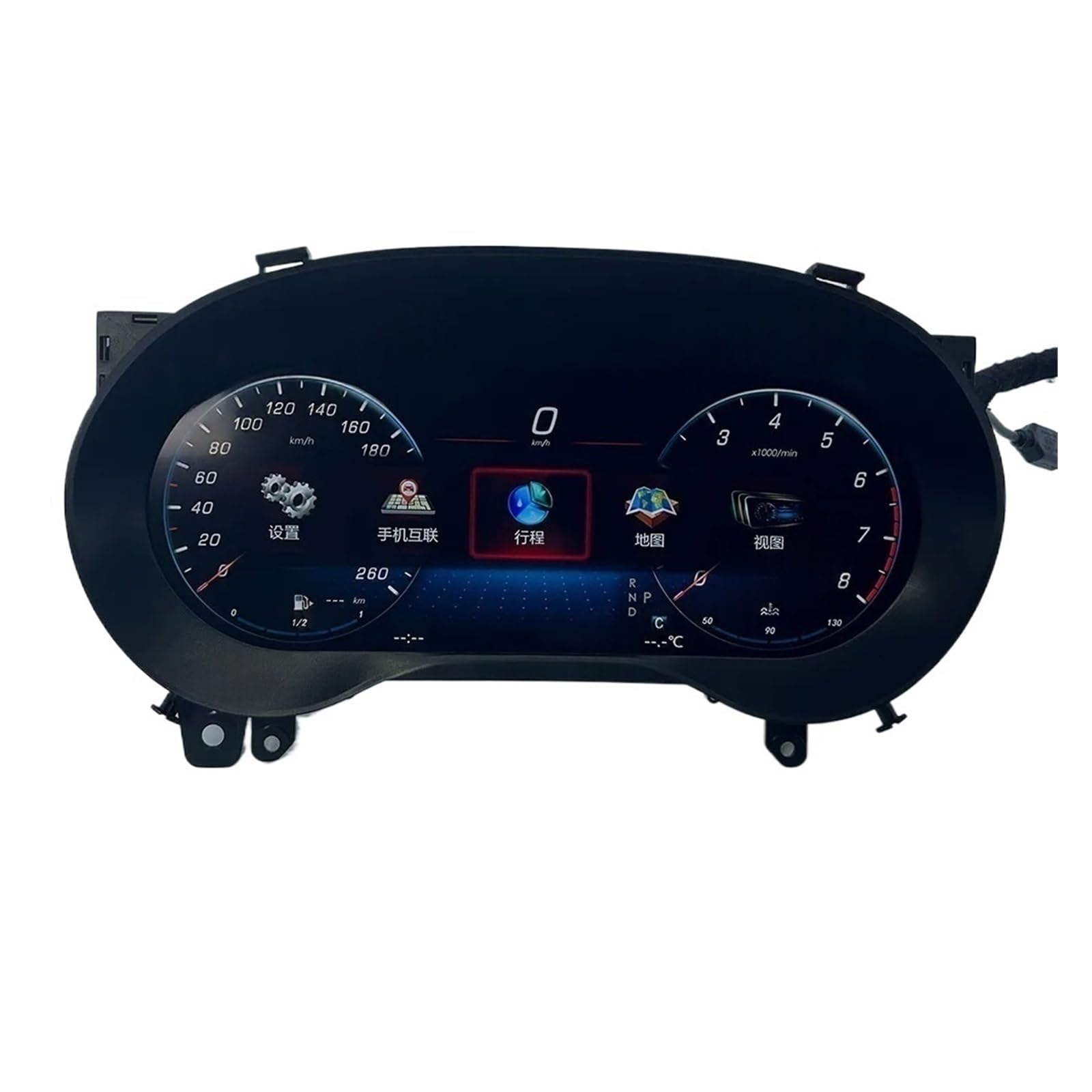 Panel digital LCD de alta resolución con velocímetro dinámico para Mercedes A GLA 6