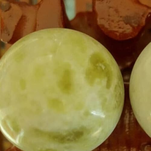 Miniatura 5 de Healifty Baoding - Bolas chinas de 2 pulgadas para mano, sin timbre, bolas de masaje chinas para ejercicio de salud (color aleatorio)