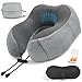 RUACDIQ Cuscino da Viaggio, Cuscino da Viaggio Memory Foam, Cuscino Cervicale da...
