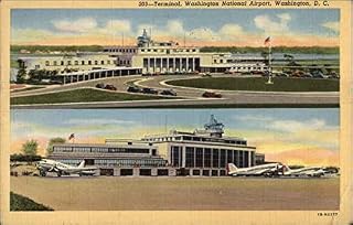 Washington International Airport - Terminal Washington, District Of Columbia DC Original Antique Postcard