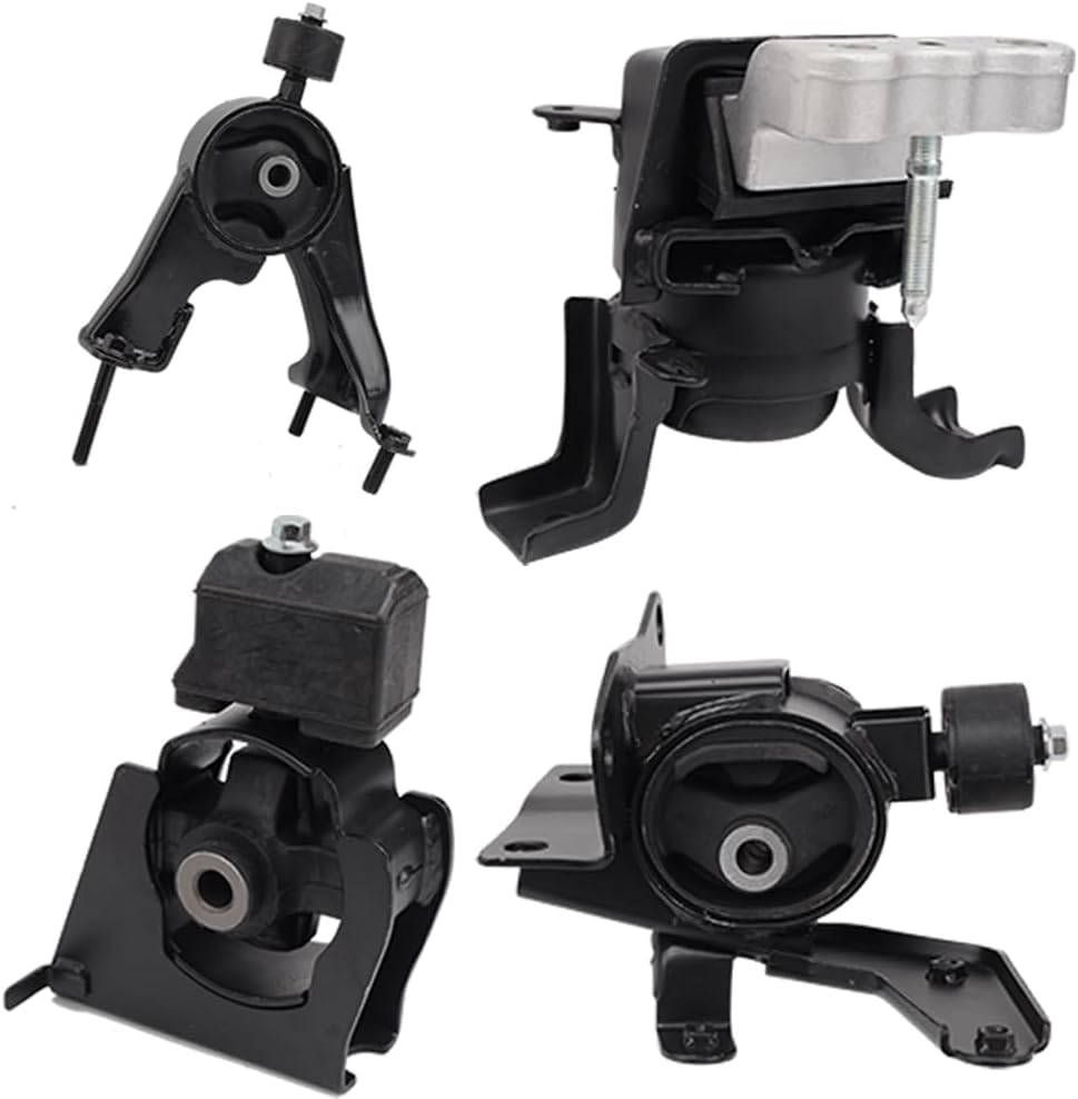 Engine Motor and Transmission Mount Kit Compatible with 2009-2013 Corolla 1.8L & 2009-2013 Matrix 1.8L & 2009-2010 Pontiac Vibe 1.8L Auto Transmission Repklace OE A62015 A62039 A62027 A62023 4PCS