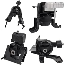 Engine Motor and Transmission Mount Kit Compatible with 2009-2013 Corolla 1.8L & 2009-2013 Matrix 1.8L & 2009-2010 Pontiac Vibe 1.8L Auto Transmission Repklace OE A62015 A62039 A62027 A62023 4PCS