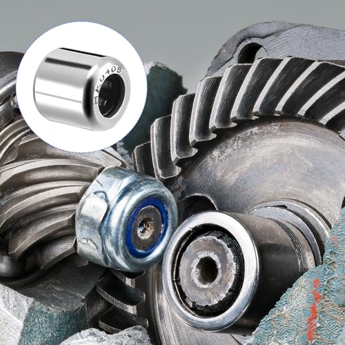 METALLIXITY 10 Stück HK0408 Nadellager 4mm ID x 8mm OD x 8mm Höhe, Chromstahl Offenes Ende Axiallager - für Industriemaschinen und -ausrüstung