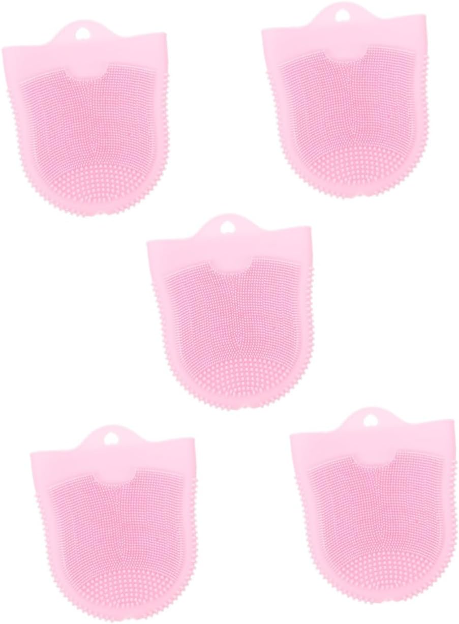 FOMIYES 5pcs Cleansing Brush Silicone Scrubber for Deep Facial Exfoliation Soft Skin Care Tool for Dual-Sided Design for Unclogging Pores