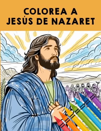 Imagen de Colorea a Jesús de Nazaret