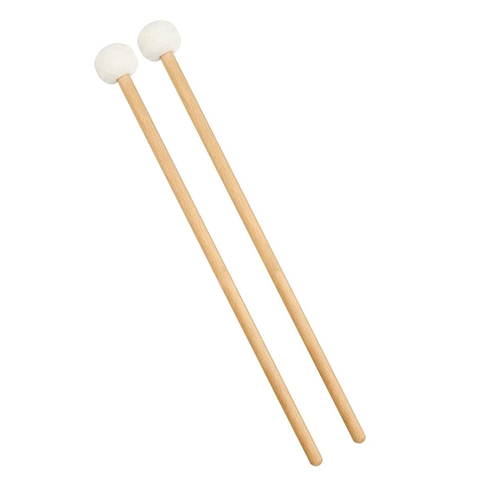 Accesorios para Percusión 1 Par De Baquetas De Bajo, Conjunto De Tambor Con Cabeza De Mazo De Fieltro De Lana Y Nailon, Accesorios Para Instrumentos