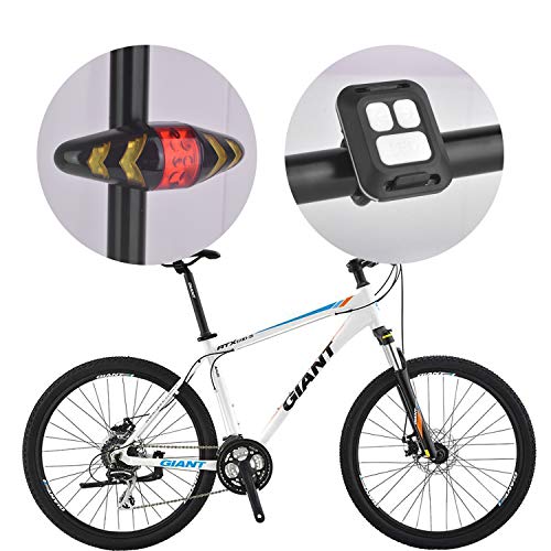 Otyty Bike Tail Light With Turn Signals, Usb Rechargeable Ultra Bright Led Safety Warning Bike Brake Rear Lights, Wireless Remote Control, 4 Modes, Waterproof Suitable For Mountain Bike, Road Bicycle #TOP4