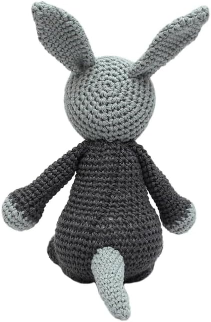 Black-Grey Aardvark Crochet Doll Handmade Amigurumi Plush Toy VAC