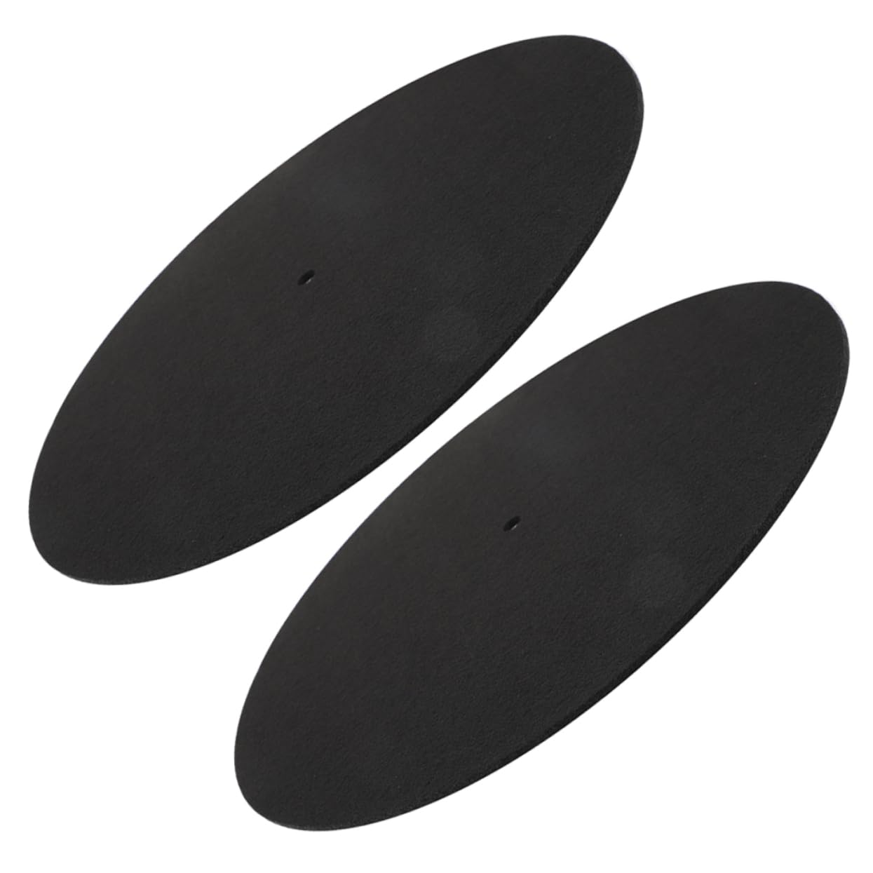 Holibanna 2Pcs Vinyl Slipmat Felt Mat for Turntable Record Players Static Sound Pad Reduces Noise Prevents Disc Sliding Compatible with Phonographs