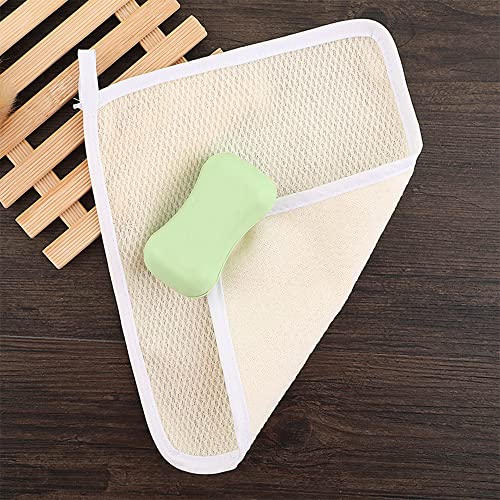 Topjinzhione 2 Pcs Exfoliating Face And Body Wash Cloths Towel Nylon Two Sides Exfoliating Scrub Cloth Shower Cloths Massage Bath Cloth For Women And Man Washcloth With Soft Handles And Fine Mesh #TOP1