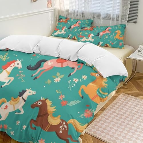 Housse de couette 220x240 en microfibre douce avec fermeture éclair pratique - 3